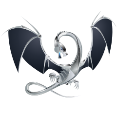 The logo of the LLVM compiler